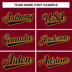 Crimson Black-Gold Varsity Full-Snap Letterman Jacket 3