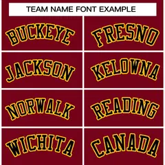 Crimson Black-Gold Varsity Full-Snap Letterman Jacket 3