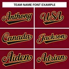 Crimson Black-Gold Varsity Full-Snap Letterman Jacket 5