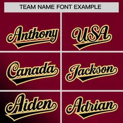 Crimson Black Gradient Diagonal Stripe Baseball Jersey 3