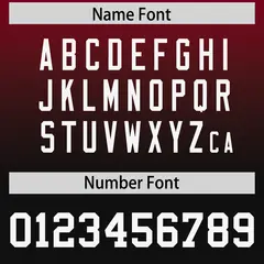 Crimson Black Gradient Side Pattern Football Jersey 4