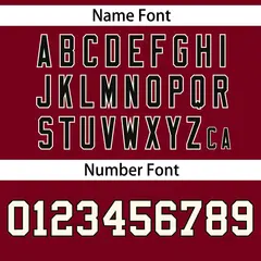 Crimson Black Gradient Side Star Pattern Baseball Jersey 4