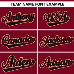 Crimson Black Gradient Thick Stripe Raglan Baseball Jersey 3