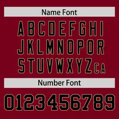 Crimson Black-Khaki Classic Authentic Football Jersey 4
