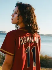 Crimson Black-Khaki Classic Style Authentic Baseball Jersey 3