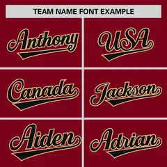 Crimson Black-Khaki Raglan Pullover Baseball Jersey 3