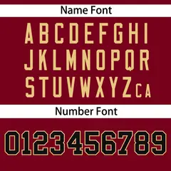 Crimson Black-Khaki Side Two-Tone Authentic Baseball Jersey 4