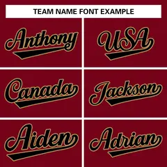 Crimson Black-Old Gold Varsity Full-Snap Letterman Jacket 3