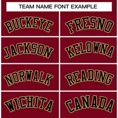 Crimson Black-Old Gold Varsity Full-Snap Letterman Jacket 5
