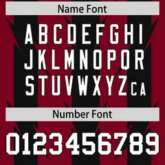 Crimson Black Razr Stripe Graffiti Pattern Flag Football Jersey 4