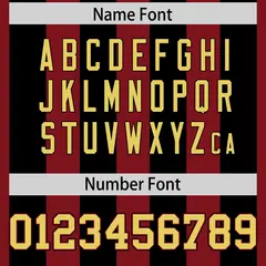 Crimson Black Thick Stripe Authentic Football Jersey 4
