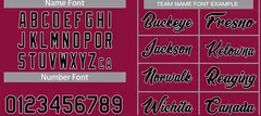 Crimson Black-White Classic Casual Basketball Jersey 3