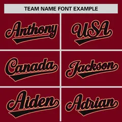 Crimson Black Zebra Stripes Graffiti Baseball Jersey 3