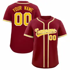 Crimson Classic Authentic Baseball Jersey 1