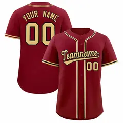 Crimson Classic Authentic Baseball Jersey 1