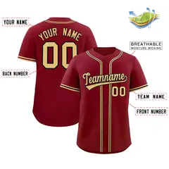 Crimson Classic Authentic Baseball Jersey 2