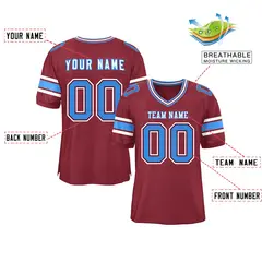 Crimson Classic Authentic Football Jersey 2
