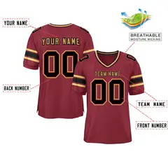 Crimson Classic Authentic Football Jersey 2