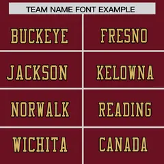 Crimson Classic Authentic Football Jersey 3