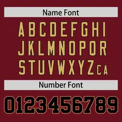 Crimson Classic Authentic Football Jersey 4