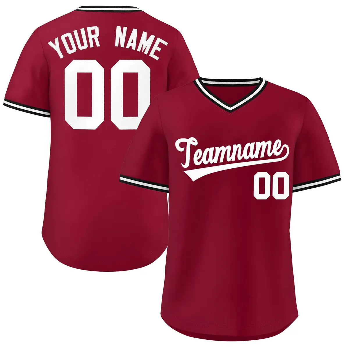 Crimson Classic Authentic Pullover Baseball Jersey
