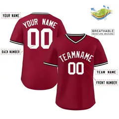 Crimson Classic Authentic Pullover Baseball Jersey 2