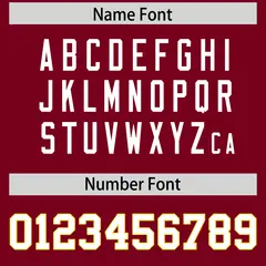 Crimson Classic Style American Football Jersey 4