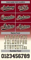 Crimson Cream-Black Gradient Stripe Fashion Baseball Jersey 3
