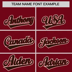 Crimson Cream Raglan Sleeves Full-Snap Varsity Jacket Hoodie 5