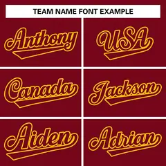 Crimson Crimson-Gold Varsity Full-Snap Letterman Jacket 5