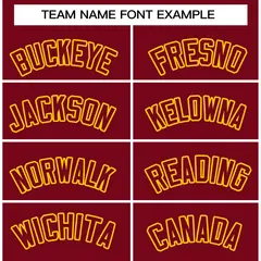 Crimson Crimson-Gold Varsity Full-Snap Letterman Jacket 5