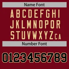 Crimson Crimson-Khaki Raglan Sleeves Varsity Full-Snap Letterman Jacket 6