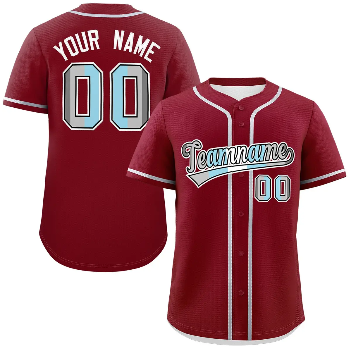 Crimson Demiboy Pride Month Baseball Jersey
