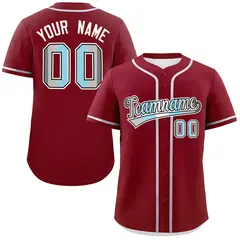 Crimson Demiboy Pride Month Baseball Jersey