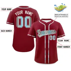 Crimson Demiboy Pride Month Baseball Jersey 2