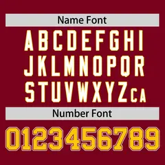 Crimson Gold Classic Sleeveless Baseball Jersey 4