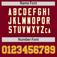 Crimson Gold Contrast Raglan Baseball Jersey 4