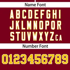 Crimson Gold Flame Graffiti Authentic Baseball Jersey 4