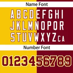 Crimson Gold Stripe-Solid Combo Authentic Baseball Jersey 4