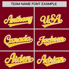Crimson Gold Varsity Full-Zip Letterman Jacket Hoodie 5