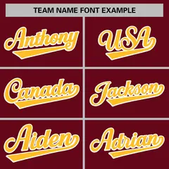 Crimson Gold-White Color Block Varsity Baseball Jacket 5