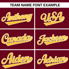 Crimson Gold-White Color Block Varsity Full-Zip Letterman Bomber Jacket 5