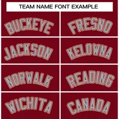 Crimson Gray-Crimson Raglan Varsity Full-Snap Letterman Jacket 3