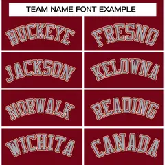 Crimson Gray-Crimson Raglan Varsity Full-Snap Letterman Jacket 3