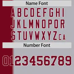 Crimson Gray Gradient Stripe Two-Button Softball Jersey 4