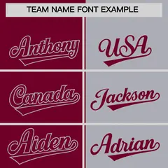 Crimson Gray Split Coconut Tree Baseball Jersey 3