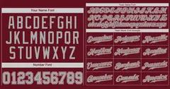 Crimson Gray-White Classic Authentic Baseball Jersey 3