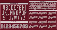Crimson Gray-White Classic Authentic Baseball Jersey 3