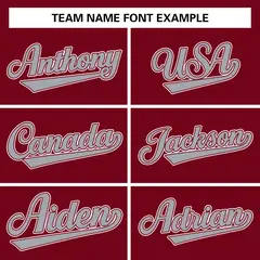 Crimson Gray-White Varsity Full-Snap Letterman Jacket 5