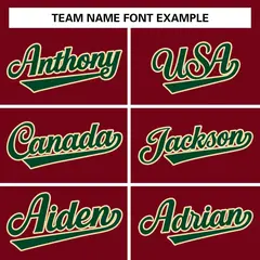 Crimson Green-Khaki Raglan Varsity Full-Snap Letterman Jacket 3